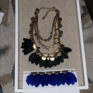 Plume necklace